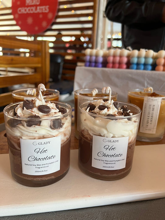 Hot Chocolate Flavor Dessert Candle